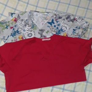 SCRUB TOPS